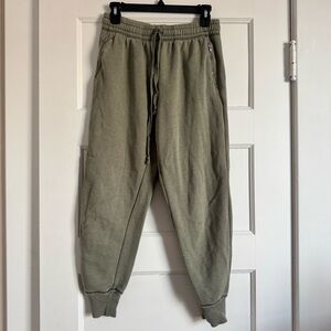 Aerie Green Joggers Sweatpants Women’s Size Small Loungewear Athleisure Pants S